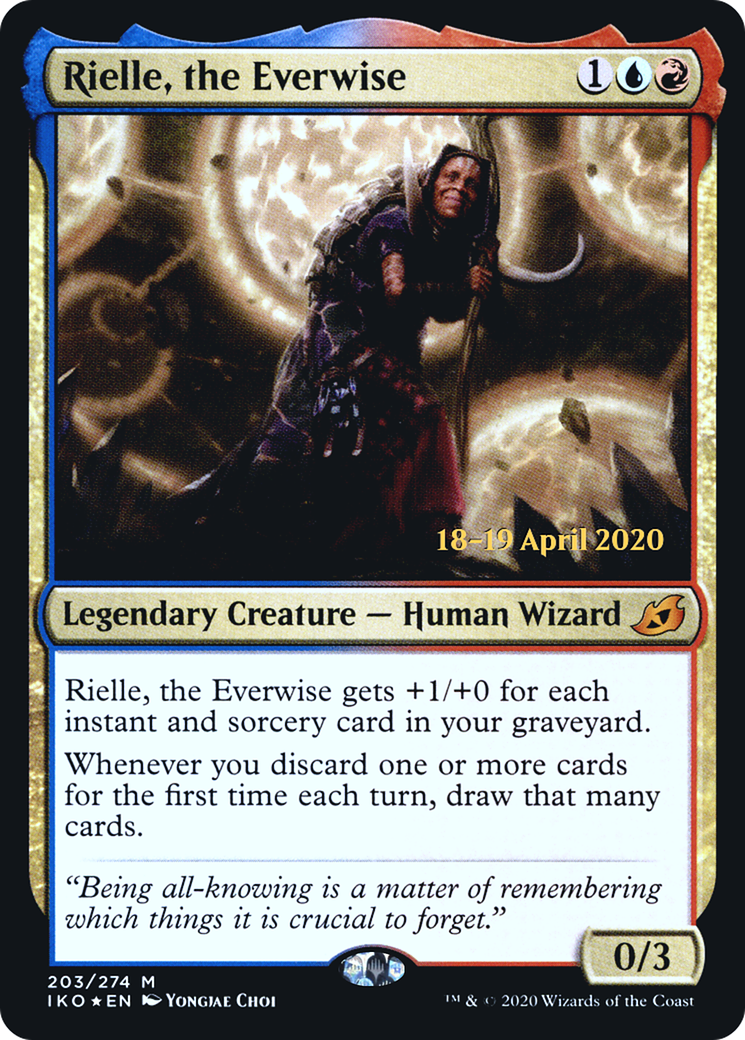 Rielle, the Everwise (PRE-203) - Ikoria: Lair of Behemoths Promos Foil