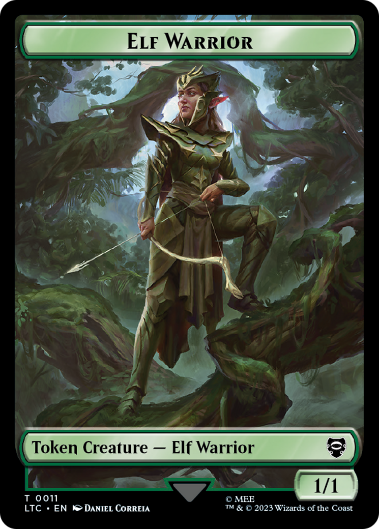 Elf Warrior (TLTC-011) - Tales of Middle-earth Commander Tokens