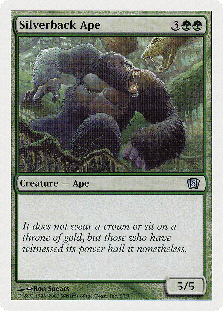 Silverback Ape (8ED-0S7) - 8th Edition