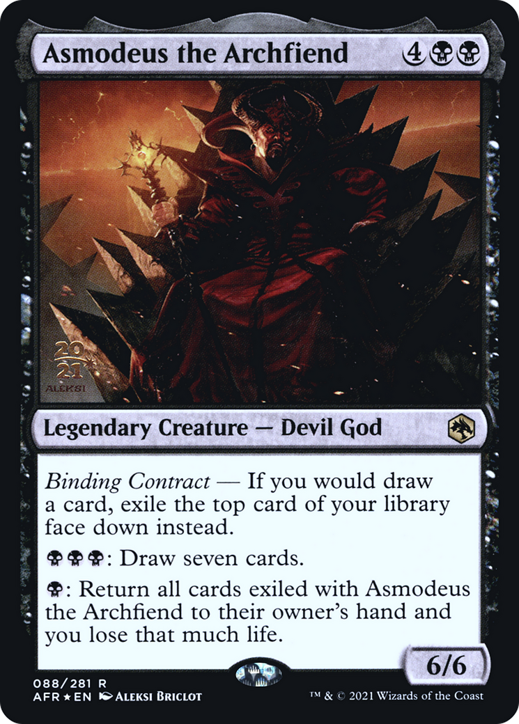 Asmodeus the Archfiend (PRE-088) - Adventures in the Forgotten Realms Promos Foil