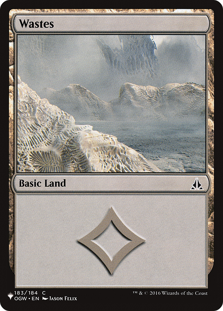 Wastes (LIST-183/184) - The List