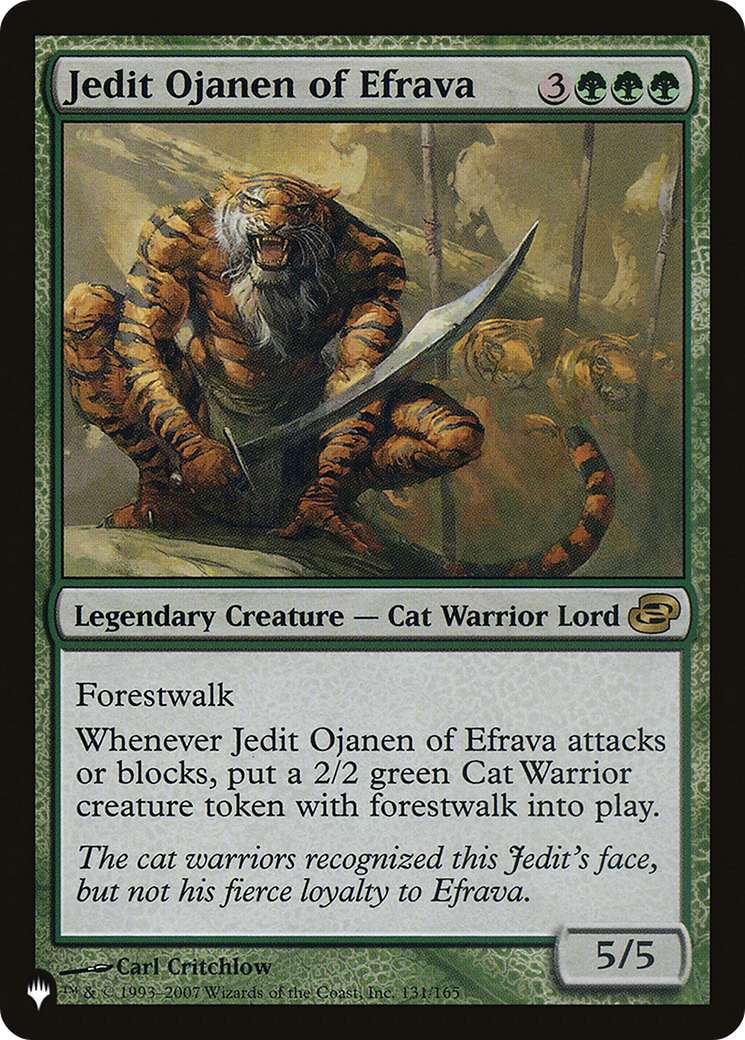 Jedit Ojanen of Efrava (LIST-131/165) - The List