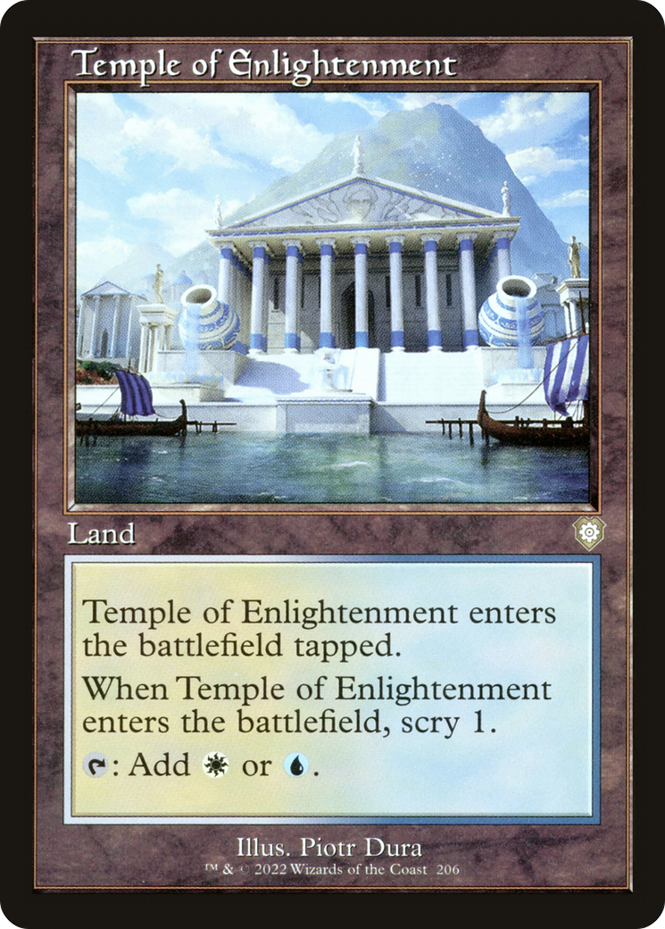 Temple of Enlightenment (Retro Frame) (BRC-206) - The Brothers' War Commander