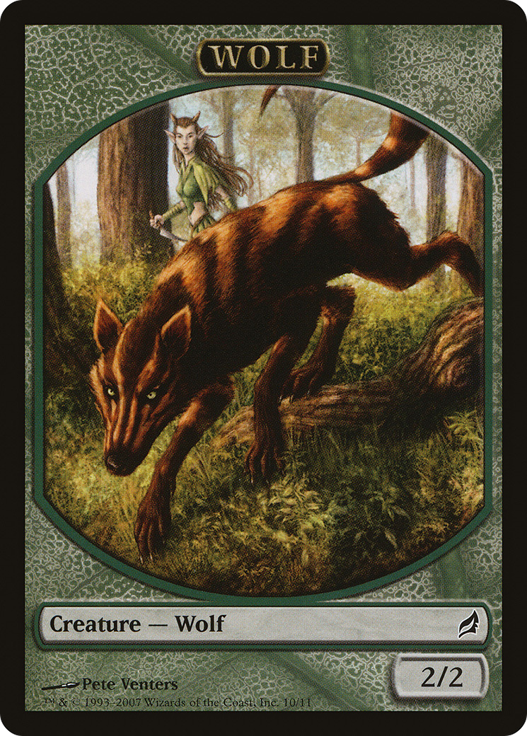 Wolf Token (LRW-010) - Lorwyn Tokens