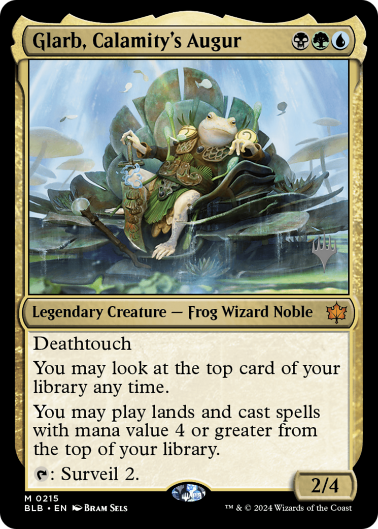 Glarb, Calamity's Augur (PPBLB-215) - Bloomburrow Promos Foil