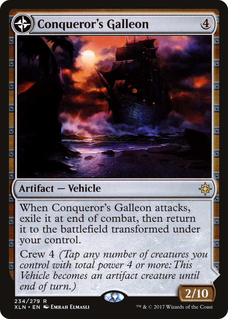 Conqueror's Galleon (XLN-234) - Ixalan: (compasslanddfc) Foil
