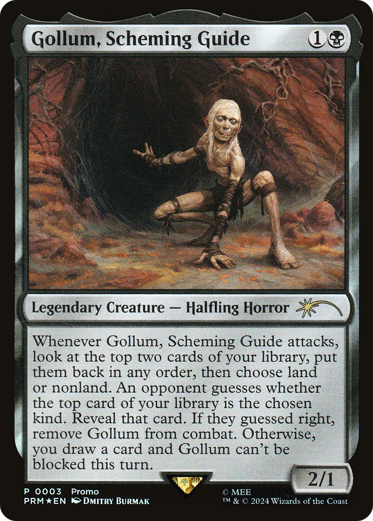 Gollum, Scheming Guide (UMP-003) - Tales of Middle-earth Deluxe Commander Kit Foil