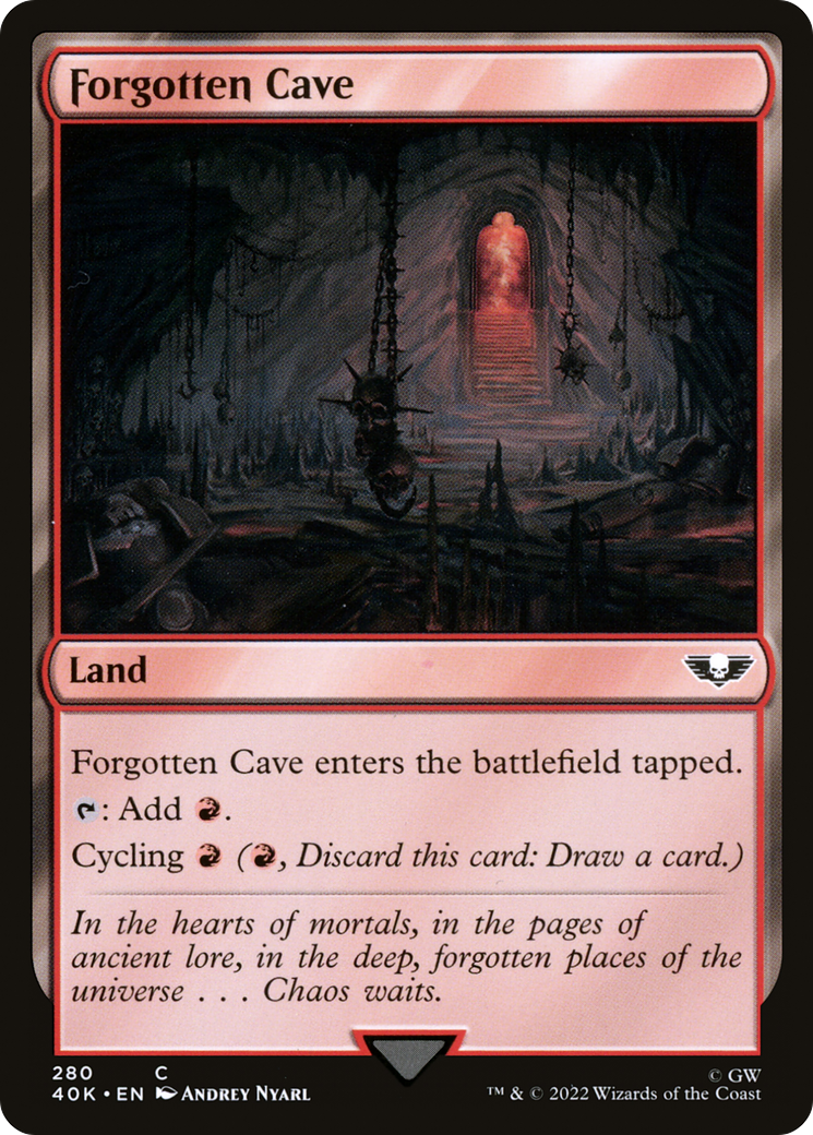 Forgotten Cave (40K-280) - Warhammer 40,000 Commander