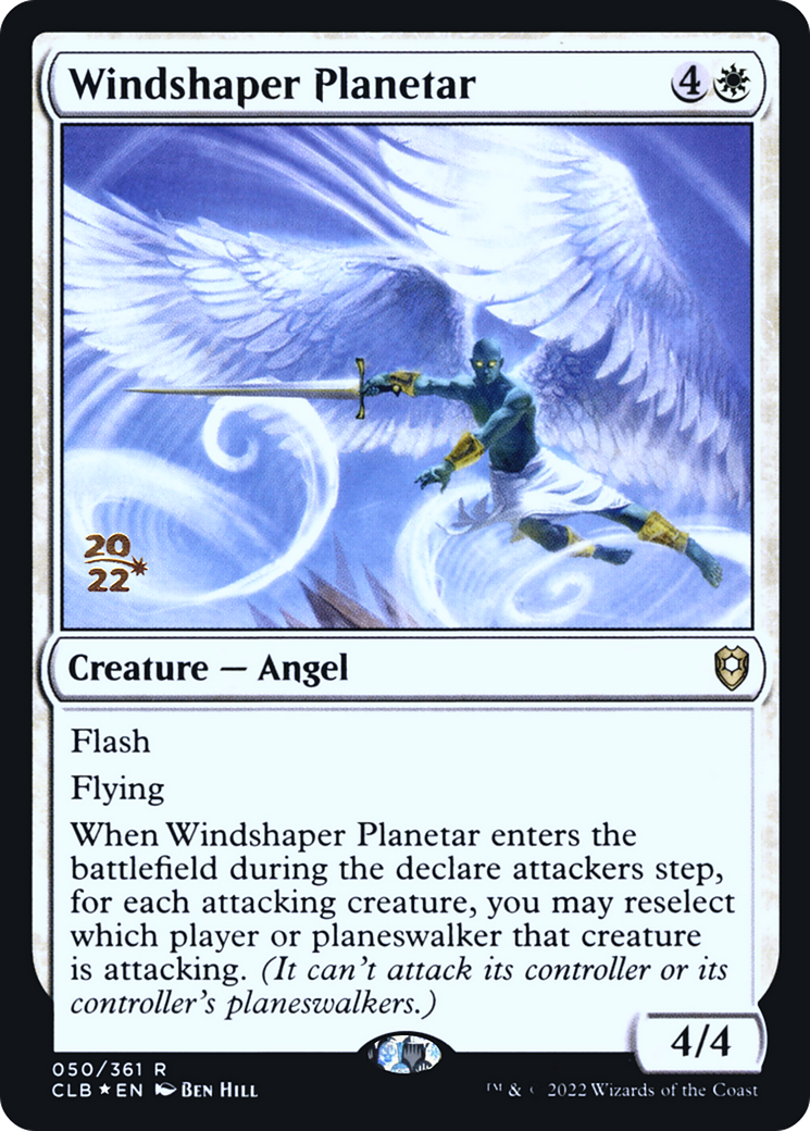 Windshaper Planetar (PRE-050) - Battle for Baldur's Gate Promos Foil