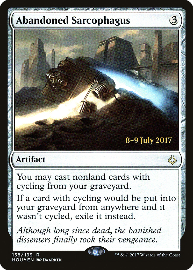 Abandoned Sarcophagus (PRE-158) - Hour of Devastation Promos Foil