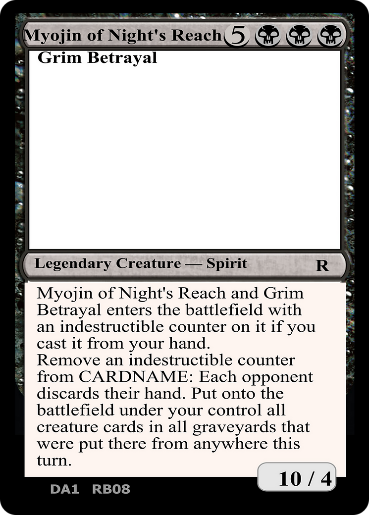 Myojin of Night's Reach and Grim Betrayal (UNK-RB08) - Unknown Event