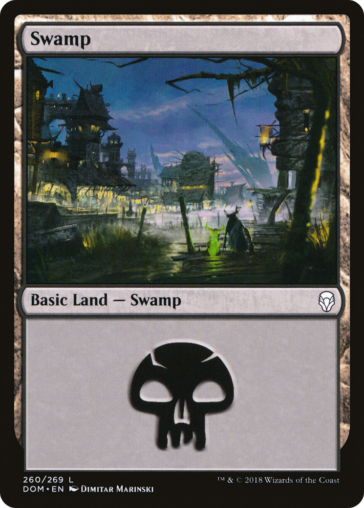 Swamp (260) (DOM-260) - Dominaria Foil