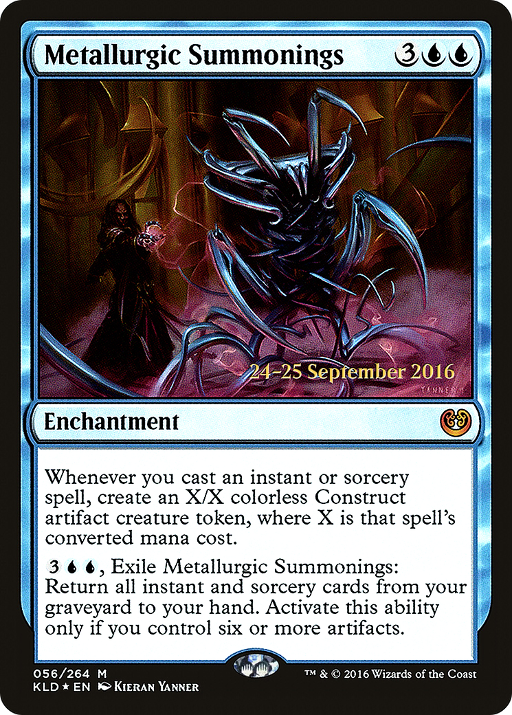 Metallurgic Summonings (PRE-056) - Kaladesh Promos Foil