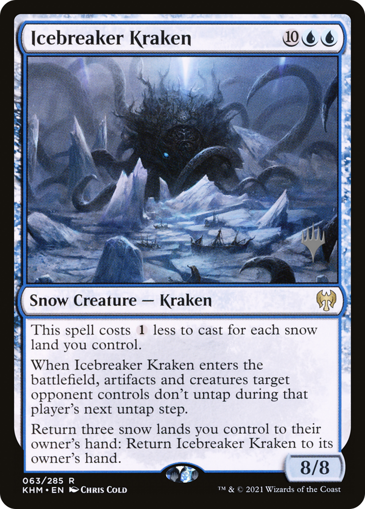 Icebreaker Kraken (PPKHM-063) - Kaldheim Promos: (snow) Foil