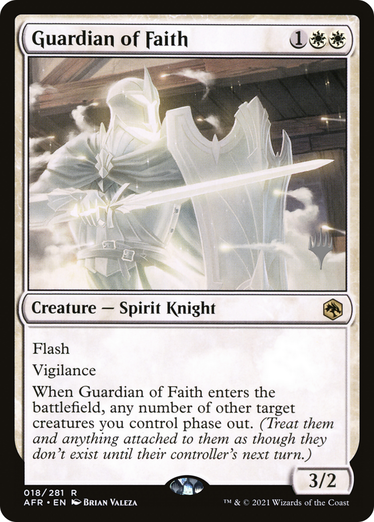 Guardian of Faith (PPAFR-018) - Adventures in the Forgotten Realms Promos Foil