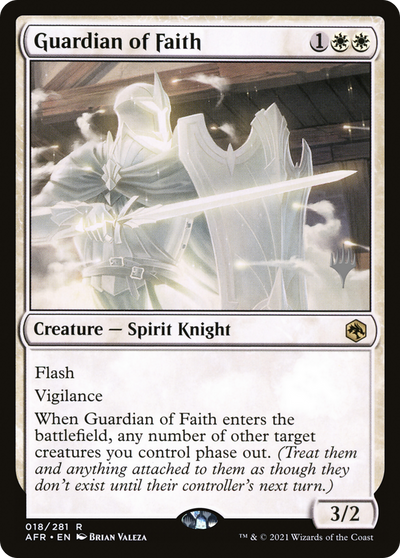 Guardian of Faith (PPAFR-018) - Adventures in the Forgotten Realms Promos Foil