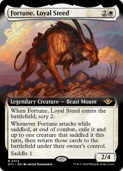 Fortune, Loyal Steed (Extended Art) (OTJ-313) - Outlaws of Thunder Junction: (Extended Art) Foil