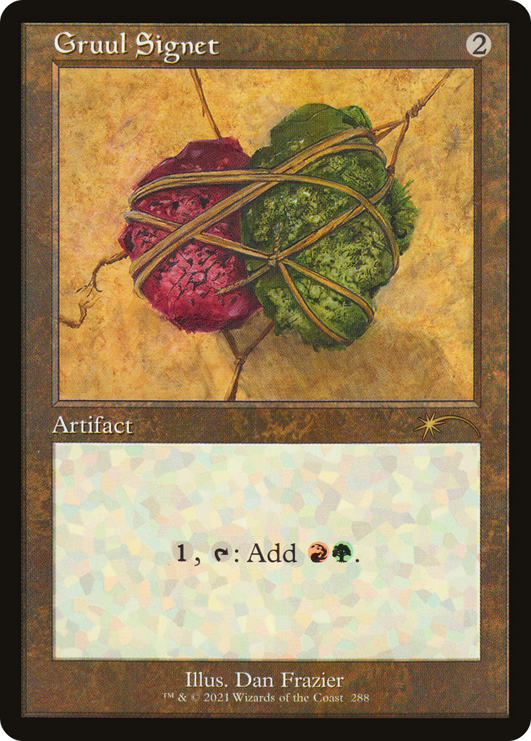 Gruul Signet (SLD-288) - Secret Lair Drop Etched Foil