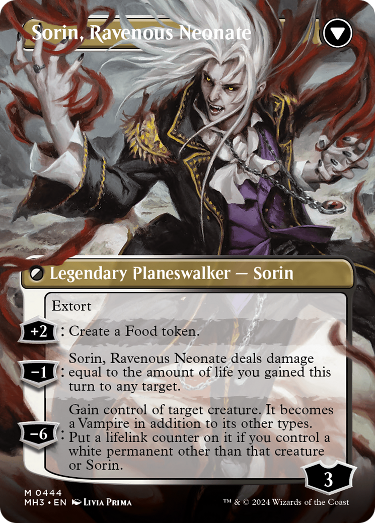 Sorin of House Markov (Borderless) (MH3-444) - Modern Horizons 3 (Borderless) Foil