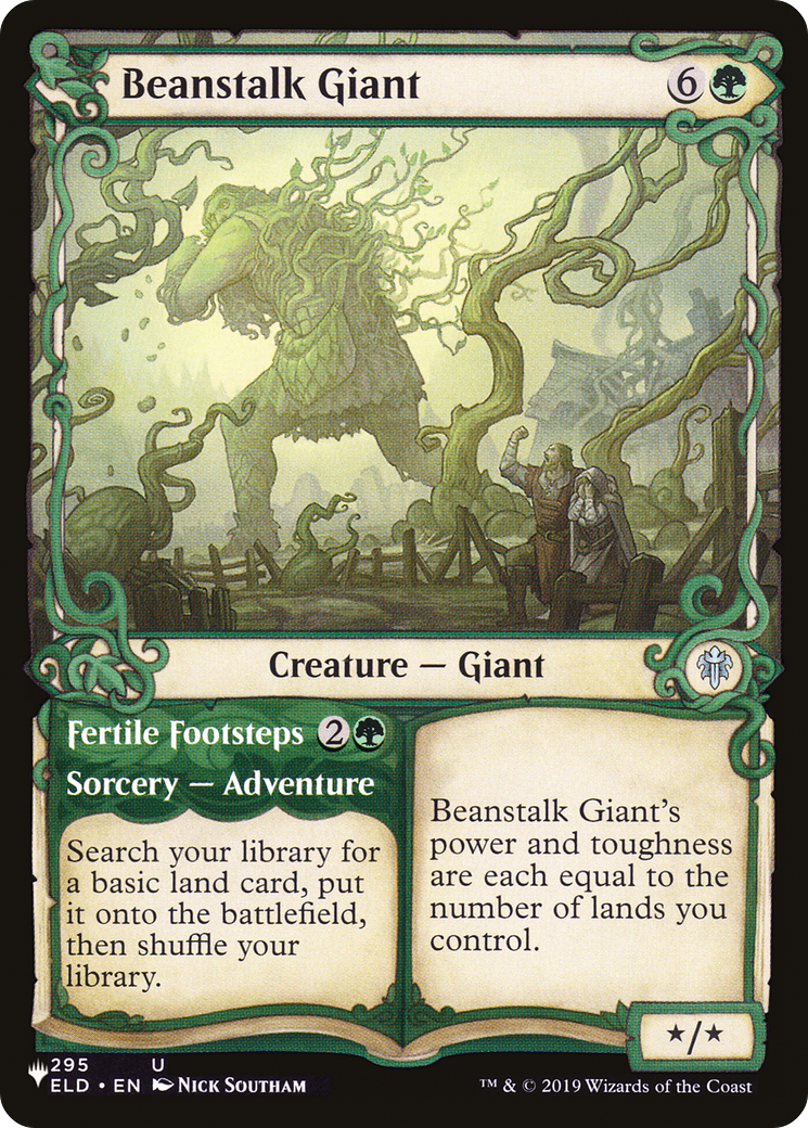 Beanstalk Giant (Showcase) (LIST-ELD-295) - The List: (Showcase)