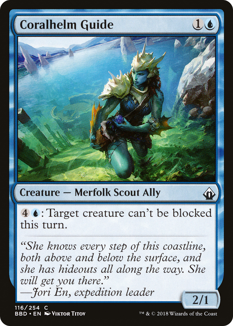 Coralhelm Guide (BBD-116) - Battlebond Foil