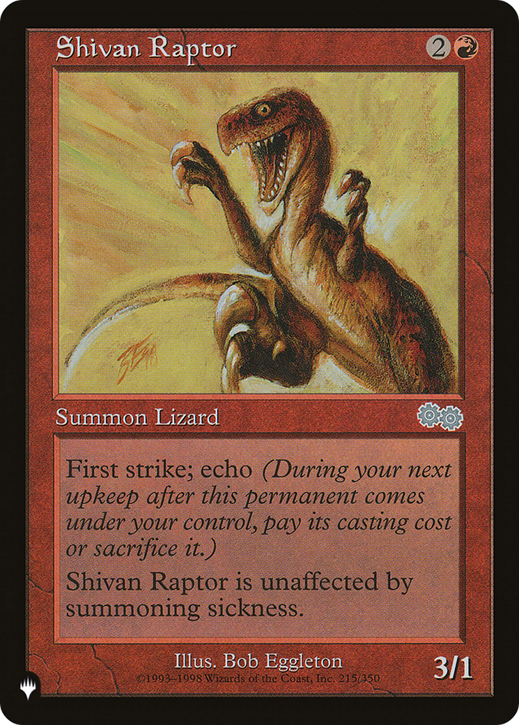 Shivan Raptor (LIST-215/350) - The List