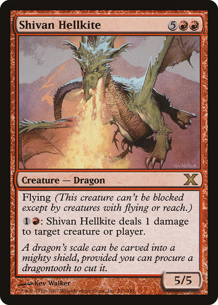 Shivan Hellkite (10E-231) - Tenth Edition