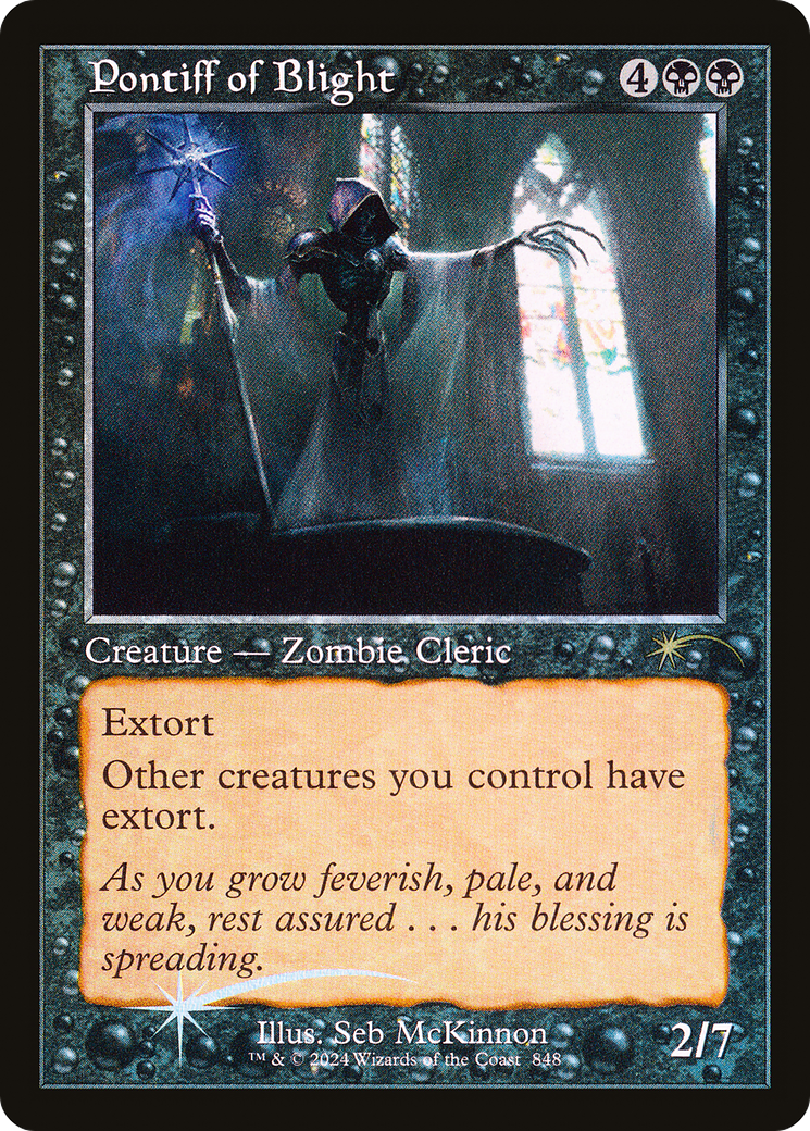 Pontiff of Blight (Retro Frame) (SLD-848) - Secret Lair Drop Foil