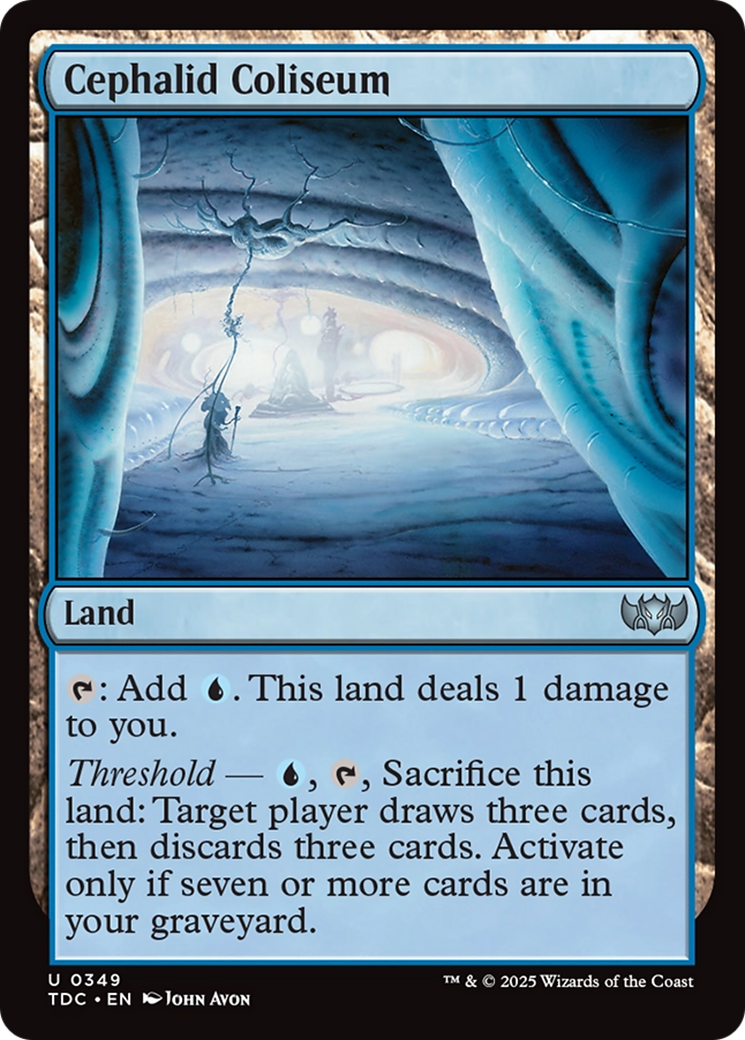 Cephalid Coliseum (TDC-349) - Commander: Tarkir: Dragonstorm