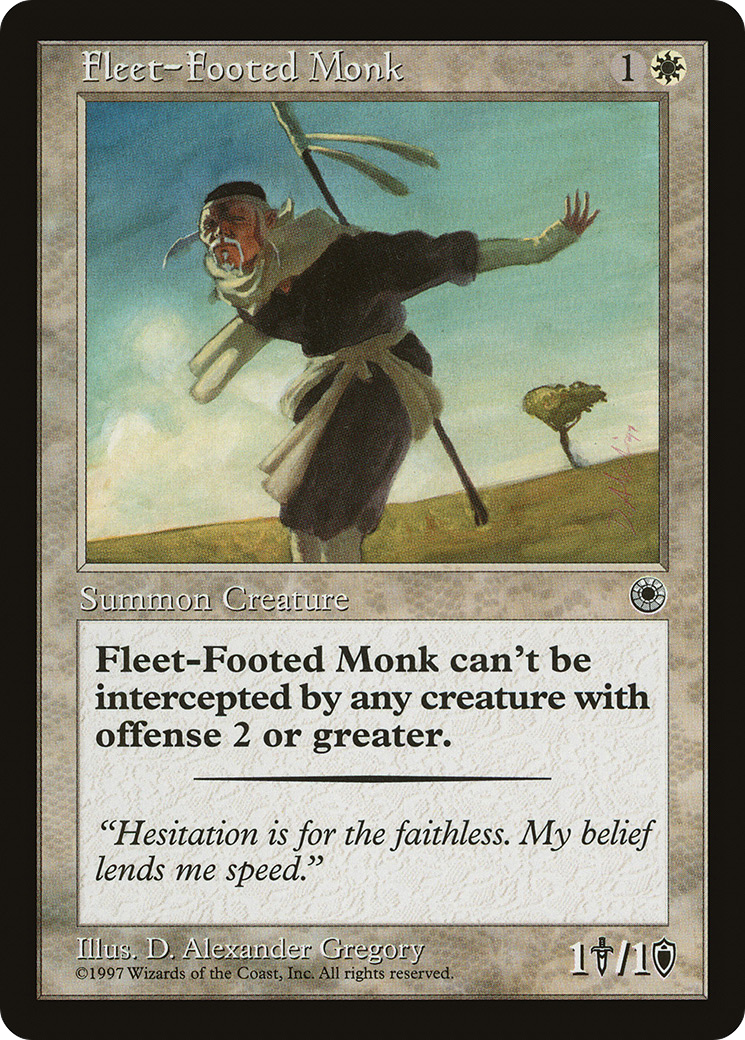 Fleet-Footed Monk (POR-) - Portal