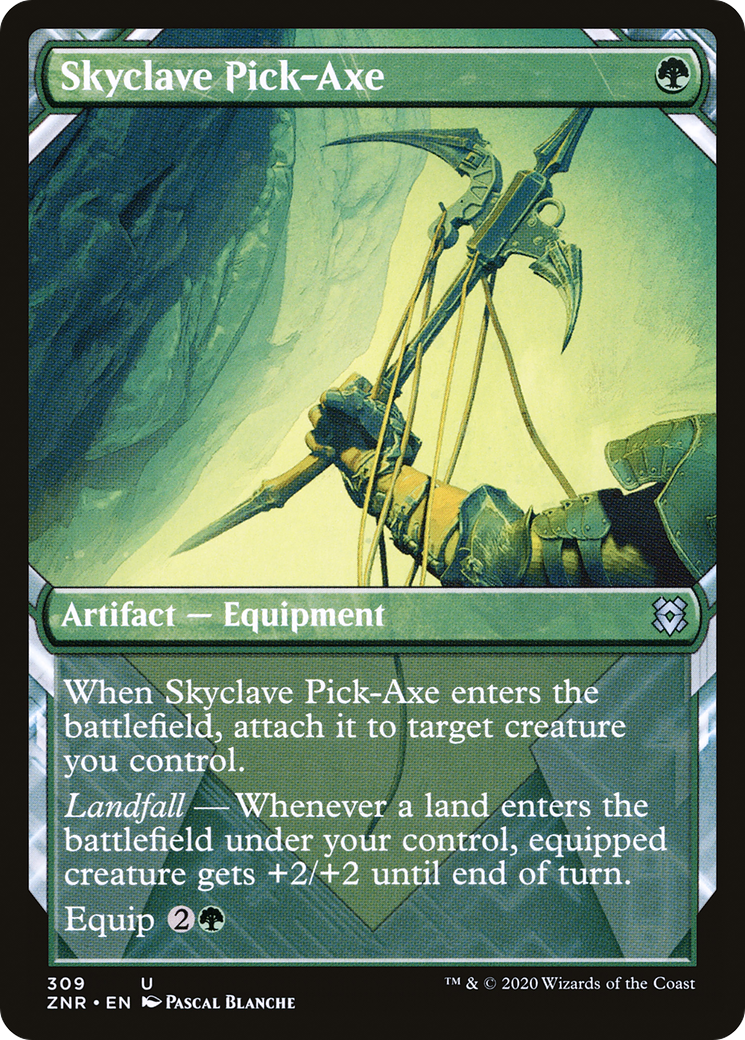 Skyclave Pick-Axe (Showcase) (ZNR-309) - Zendikar Rising: (Showcase) Foil