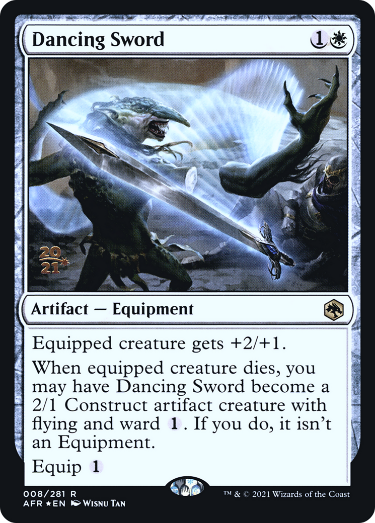 Dancing Sword (PRE-008) - Adventures in the Forgotten Realms Promos Foil