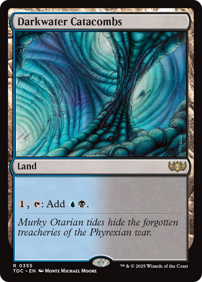Darkwater Catacombs (TDC-355) - Commander: Tarkir: Dragonstorm