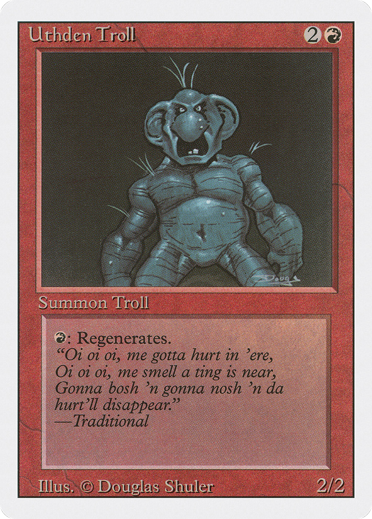 Uthden Troll (3ED-) - Revised Edition