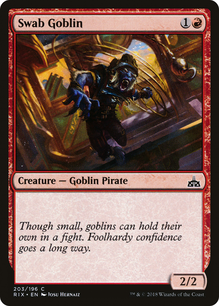 Swab Goblin (RIX-203) - Rivals of Ixalan