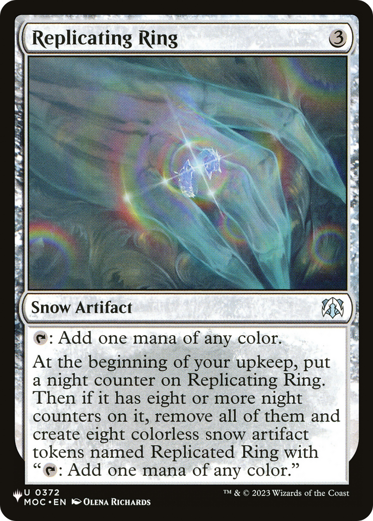 Replicating Ring (LIST-0372) - The List: (snow)