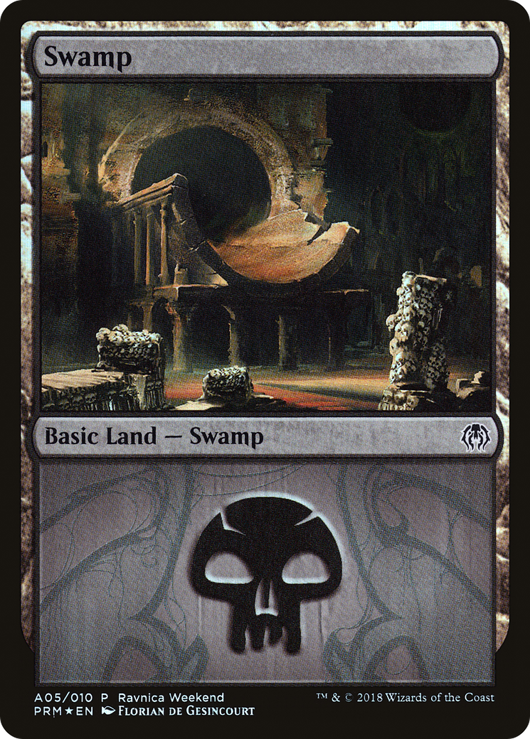 Swamp - Golgari (A05) (LARP-005) - GRN Ravnica Weekend Foil