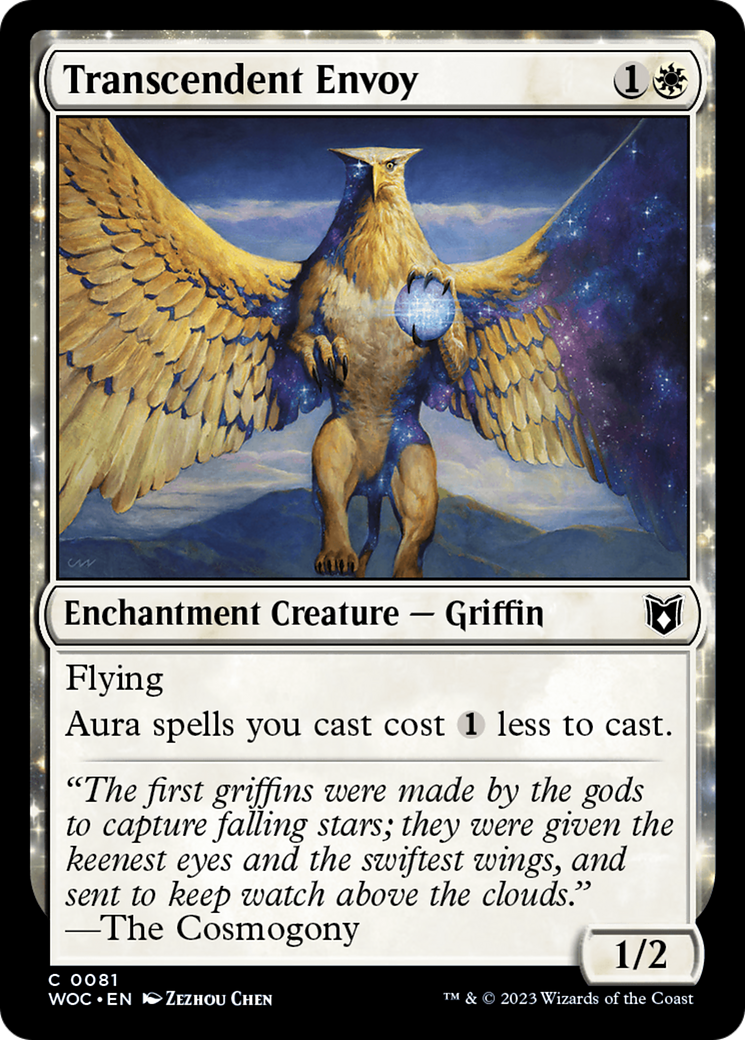 Transcendent Envoy (WOC-081) - Wilds of Eldraine Commander: (enchantment)