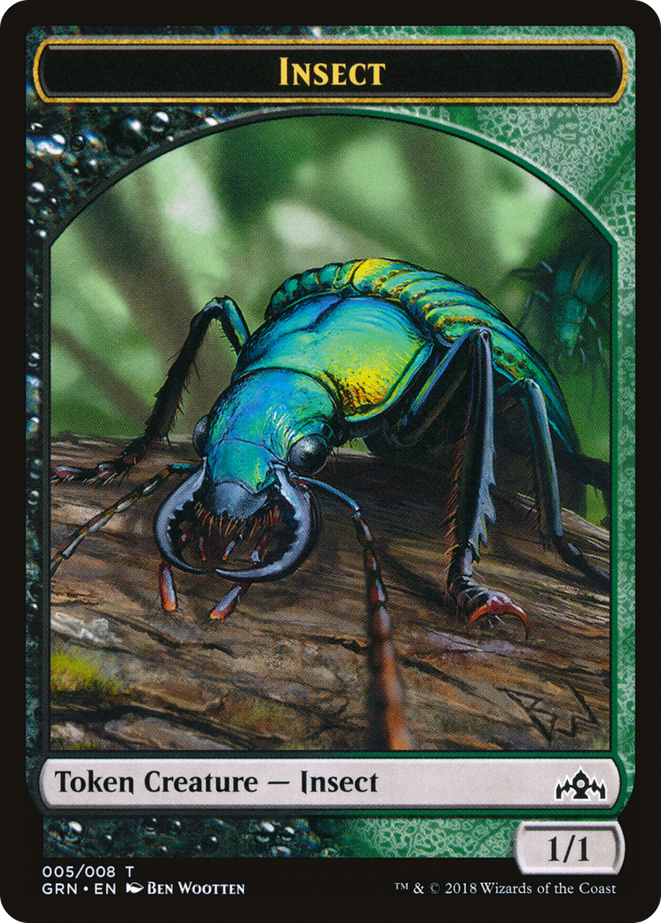 Insect Token (GRN-005) - Guilds of Ravnica Tokens