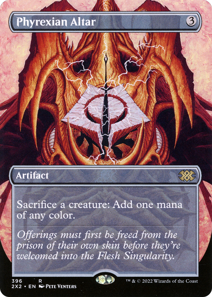 Phyrexian Altar (Borderless) (2X2-396) - Double Masters 2022 (Borderless) Foil