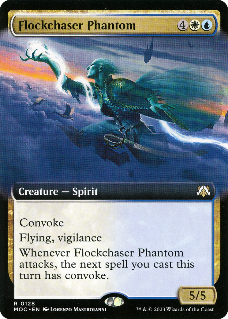 Flockchaser Phantom (Extended Art) (MOC-128) - March of the Machine Commander: (Extended Art)