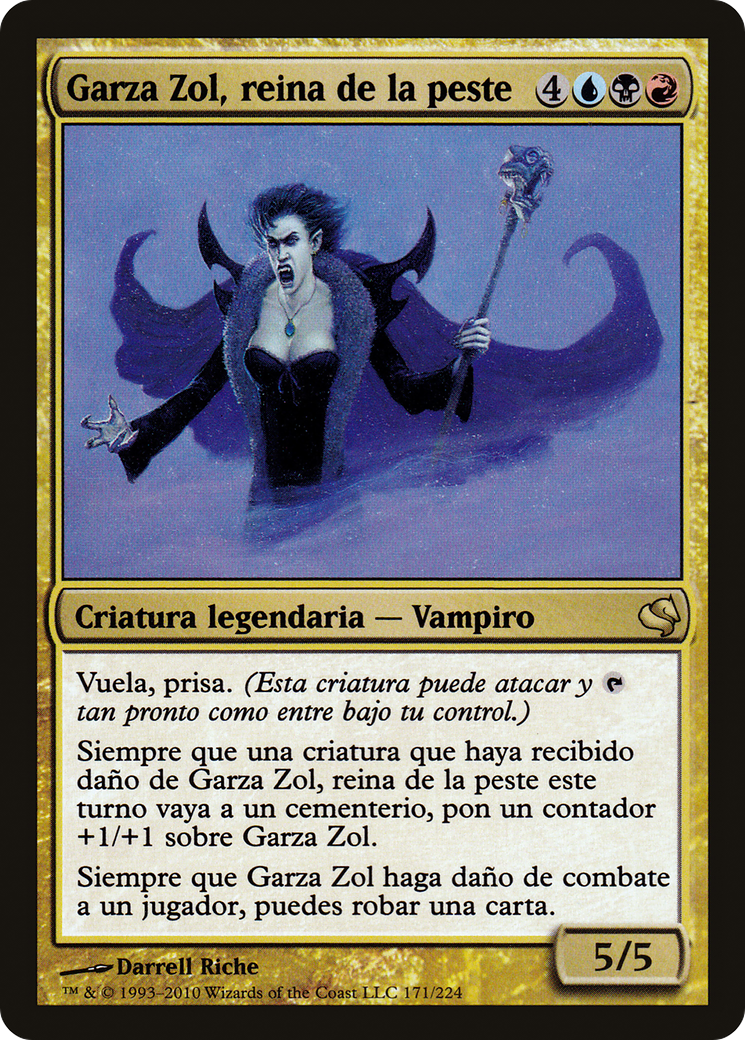 Garza Zol, Plague Queen (Spanish) - "Garza Zol, reina de la peste" (PS11-171) - Salvat 2011