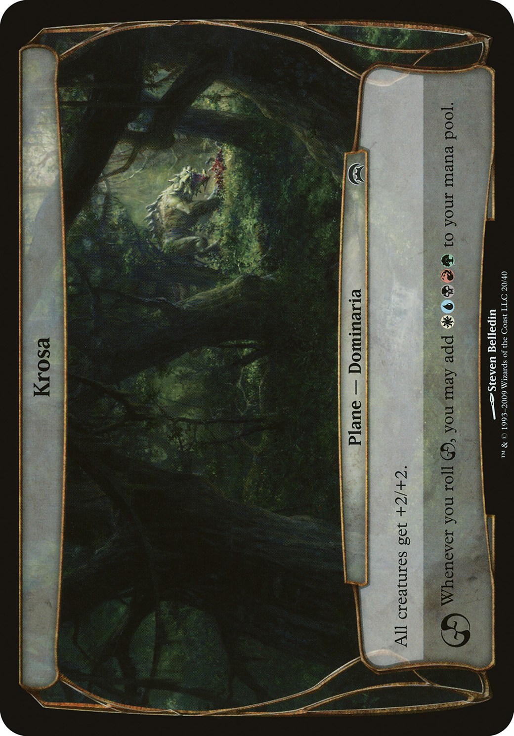 Krosa (Planechase) (OVER-) - Planechase Planes