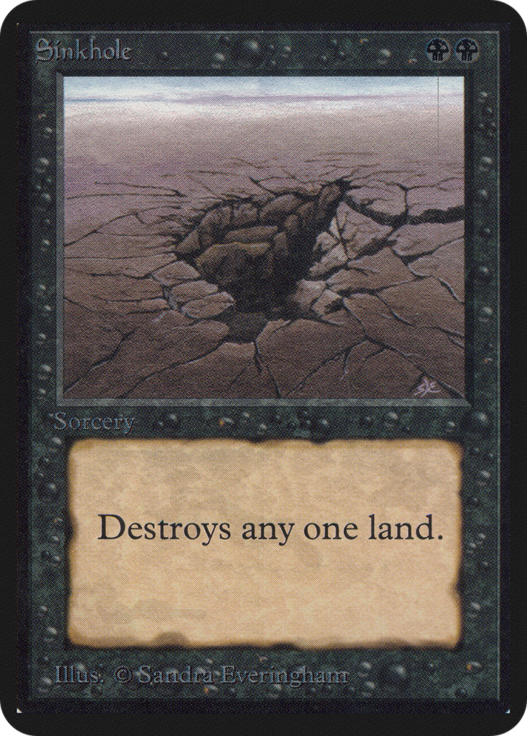 Sinkhole (LEA-) - Limited Edition Alpha