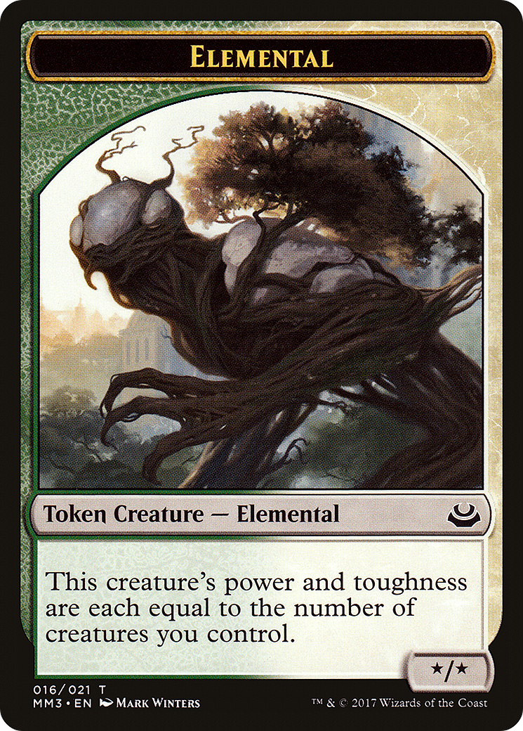 Elemental Token (MM3-016) - Modern Masters 2017 Tokens