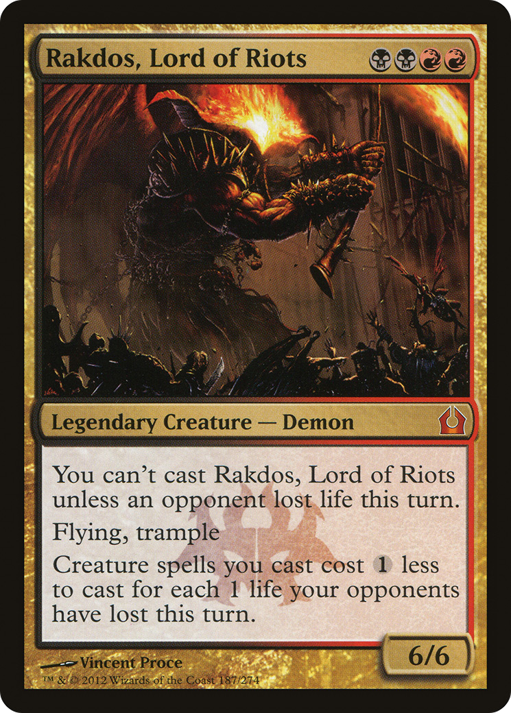 Rakdos, Lord of Riots (RTR-187) - Return to Ravnica