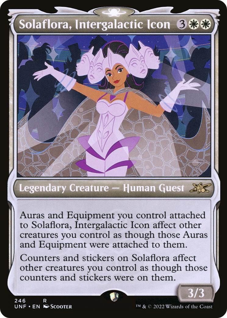 Solaflora, Intergalactic Icon (Showcase) (UNF-246) - Unfinity: (Showcase)