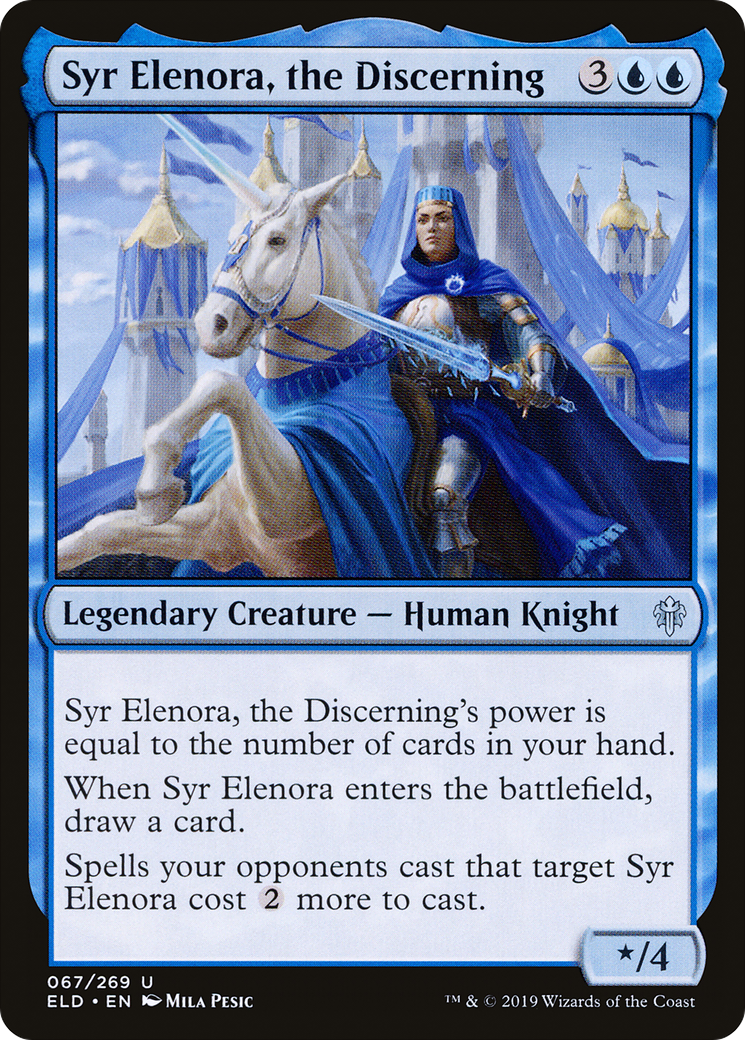 Syr Elenora, the Discerning (ELD-067) - Throne of Eldraine Foil