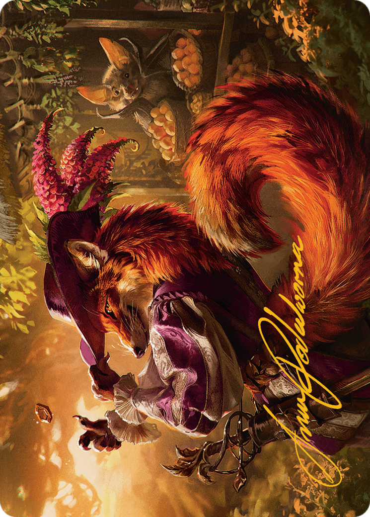 Mr. Foxglove // Mr. Foxglove (ABLB-031) - Bloomburrow Art Series (Borderless) Foil