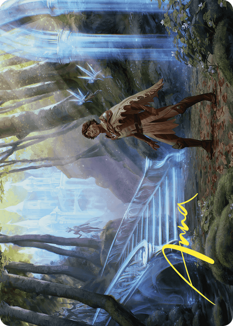 Into the Fae Court // Into the Fae Court (AWOE-007) - Wilds of Eldraine Art Series (Borderless) Foil
